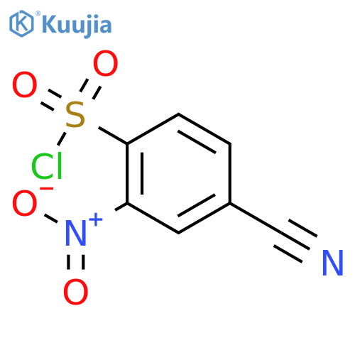 4-Cyano-2-Nitrobenzene-1-Sulfonyl Chloride structure