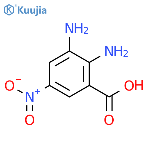 2,3-Diamino-5-nitrobenzoic acid structure