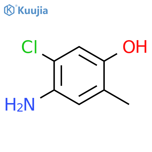 4-amino-5-chloro-2-methylphenol structure