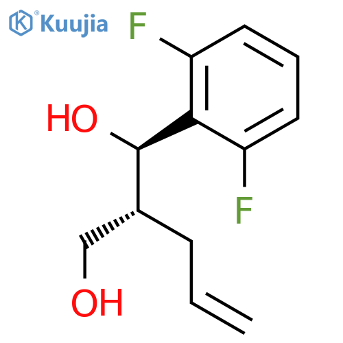 1,3-Propanediol, 1-(2,6-difluorophenyl)-2-(2-propenyl)-, (R*,R*)- structure