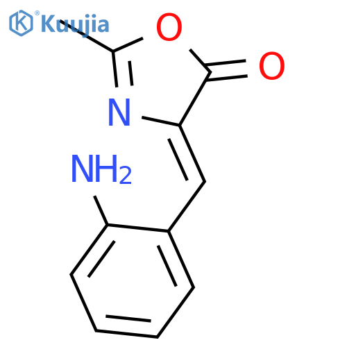 5(4H)-Oxazolone, 4-[(2-aminophenyl)methylene]-2-methyl-, (Z)- structure