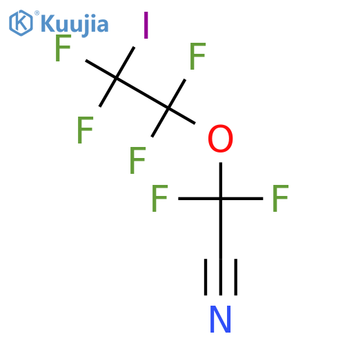Acetonitrile, difluoro(1,1,2,2-tetrafluoro-2-iodoethoxy)- structure