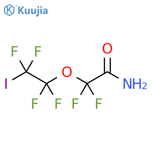 Acetamide, 2,2-difluoro-2-(1,1,2,2-tetrafluoro-2-iodoethoxy)- structure