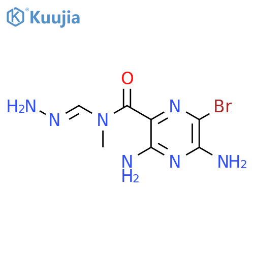 2-Pyrazinecarboxamide,3,5-diamino-N-(aminoiminomethyl)-6-bromo-N-methyl- structure