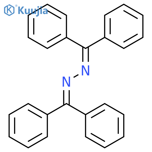 Methanone, diphenyl-,2-(diphenylmethylene)hydrazone structure