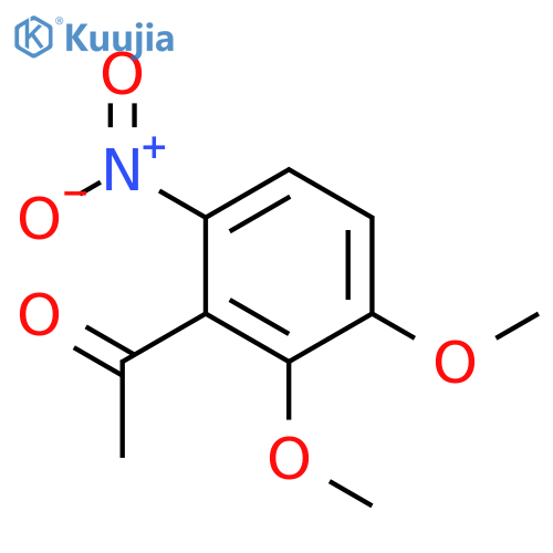 1-(2,3-Dimethoxy-6-nitrophenyl)ethanone structure
