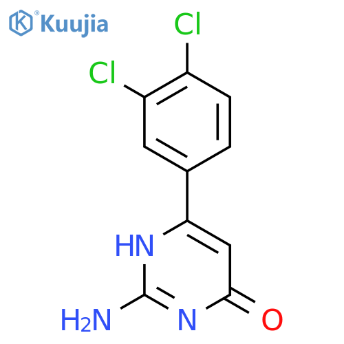 4(1H)-Pyrimidinone, 2-amino-6-(3,4-dichlorophenyl)- structure