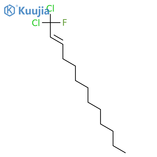 2-Tridecene, 1,1-dichloro-1-fluoro- structure
