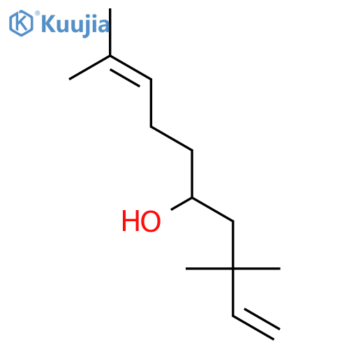 1,8-Decadien-5-ol, 3,3,9-trimethyl- structure