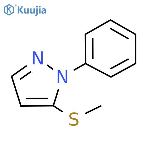 5-(Methylthio)-1-phenyl-1H-pyrazole structure