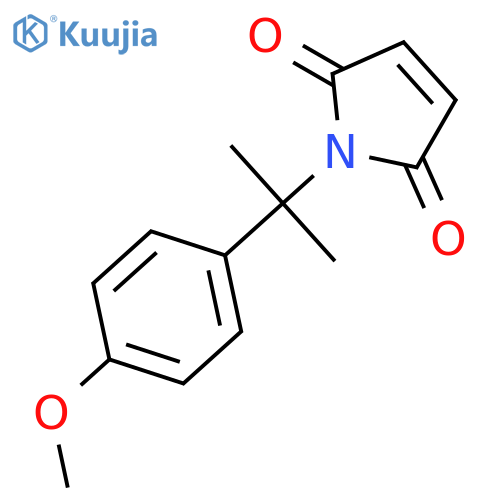 1H-Pyrrole-2,5-dione, 1-[1-(4-methoxyphenyl)-1-methylethyl]- structure