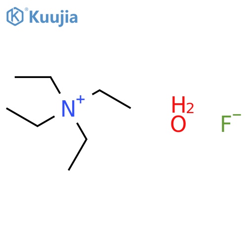 Tetraethylammonium fluoride hydrate structure