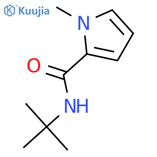 1H-Pyrrole-2-carboxamide, N-(1,1-dimethylethyl)-1-methyl- structure