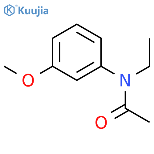 Acetamide, N-ethyl-N-(3-methoxyphenyl)- structure