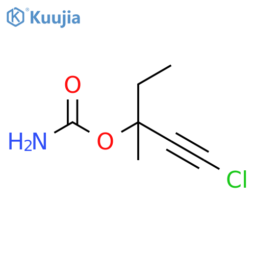 Carbamic acid, 3-chloro-1-ethyl-1-methyl-2-propynyl ester (6CI) structure