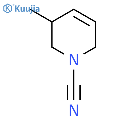 3-Methyl-3,6-dihydro-2H-pyridine-1-carbonitrile structure