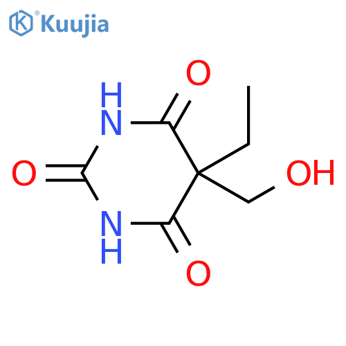 5-ethyl-5-(hydroxymethyl)-1,3-diazinane-2,4,6-trione structure