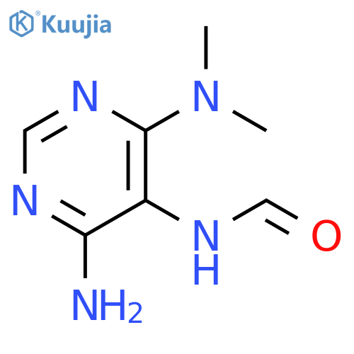 formamide, n-[4-amino-6-(dimethylamino)-5-pyrimidinyl]- structure