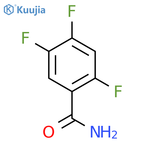2,4,5-Trifluorobenzamide structure