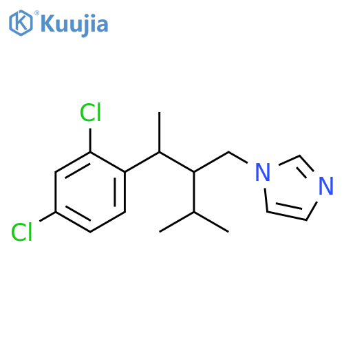 1H-Imidazole, 1-[2-[1-(2,4-dichlorophenyl)ethyl]-3-methylbutyl]- structure