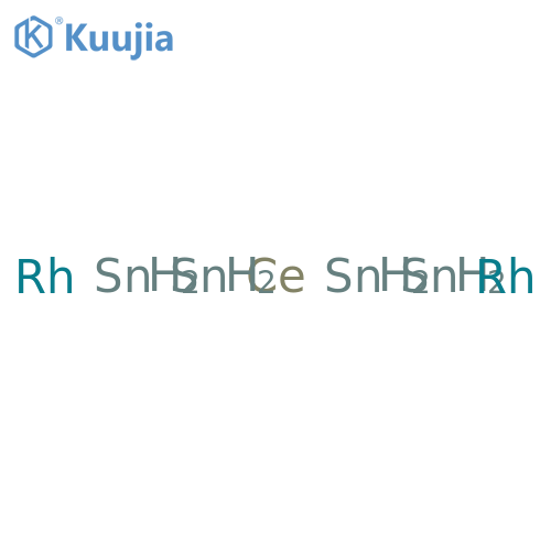Cerium, compd. with rhodium and tin (1:2:4) structure