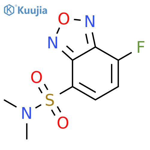 4-(N,N-Dimethylaminosulfonyl)-7-fluoro-2,1,3-benzoxadiazole structure
