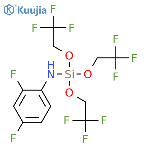 Silanamine, N-(2,4-difluorophenyl)-1,1,1-tris(2,2,2-trifluoroethoxy)- structure