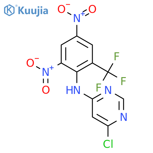 4-Pyrimidinamine, 6-chloro-N-[2,4-dinitro-6-(trifluoromethyl)phenyl]- structure
