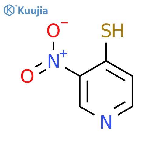 3-nitro-4-Pyridinethiol structure