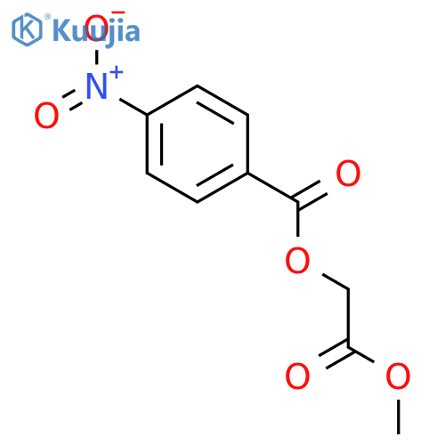 Acetic acid, [(4-nitrobenzoyl)oxy]-, methyl ester structure