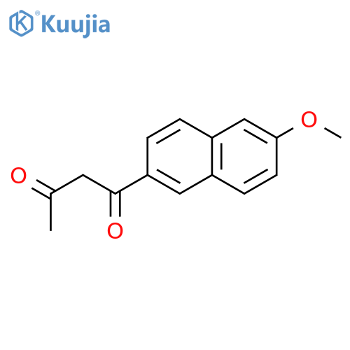 1-(6-Methoxy-2-naphthalenyl)-1,3-butanedione structure