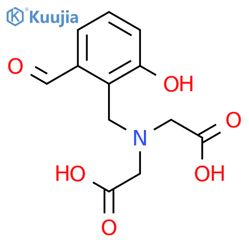 Glycine, N-(carboxymethyl)-N-[(2-formyl-6-hydroxyphenyl)methyl]- structure