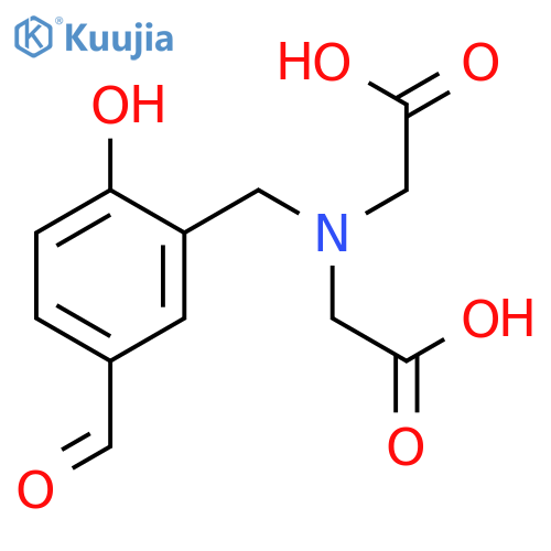 Glycine, N-(carboxymethyl)-N-[(5-formyl-2-hydroxyphenyl)methyl]- structure