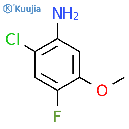 2-Chloro-4-fluoro-5-methoxy-phenylamine structure