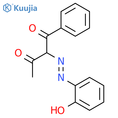 1,3-Butanedione, 2-[(2-hydroxyphenyl)azo]-1-phenyl- structure