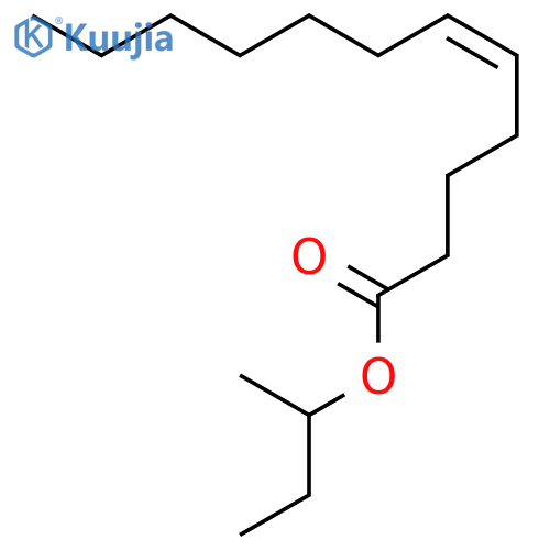 5-Dodecenoic acid, 1-methylpropyl ester, (Z)- structure