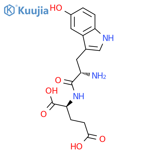 L-Glutamic acid, 5-hydroxy-L-tryptophyl- structure