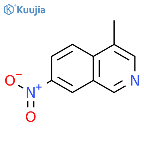 Isoquinoline, 4-methyl-7-nitro- (9CI) structure