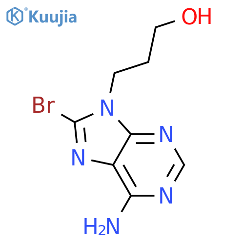 9H-Purine-9-propanol, 6-amino-8-bromo- structure