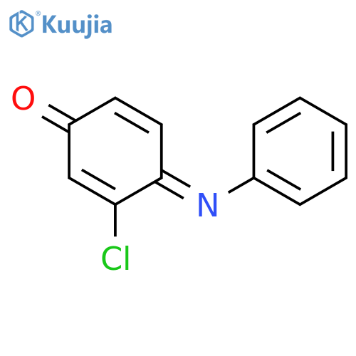 2,5-Cyclohexadien-1-one, 3-chloro-4-(phenylimino)- structure
