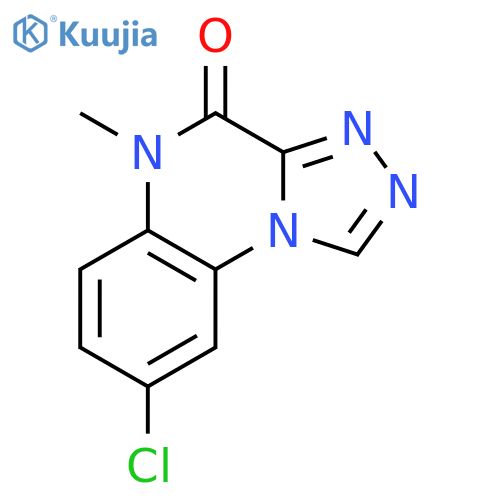 [1,2,4]Triazolo[4,3-a]quinoxalin-4(5H)-one, 8-chloro-5-methyl- structure