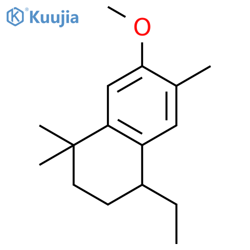Naphthalene, 4-ethyl-1,2,3,4-tetrahydro-7-methoxy-1,1,6-trimethyl- structure