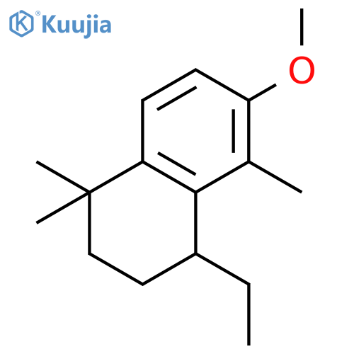 Naphthalene, 4-ethyl-1,2,3,4-tetrahydro-6-methoxy-1,1,5-trimethyl- structure