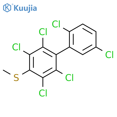 1,1'-Biphenyl, 2,2',3,5,5',6-hexachloro-4-(methylthio)- structure