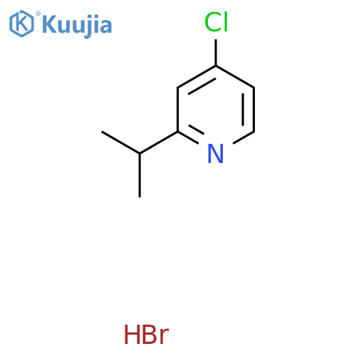 4-Chloro-2-isopropylpyridine hydrobromide structure