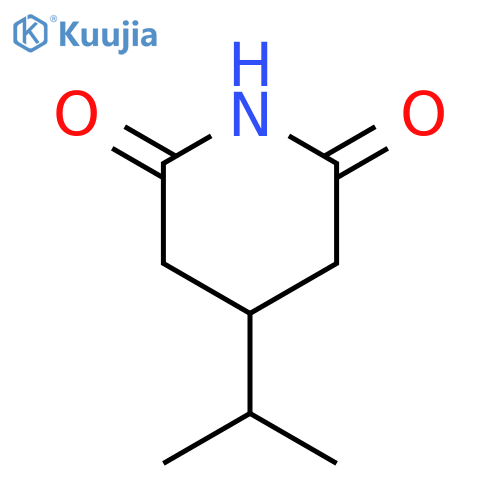 4-(propan-2-yl)piperidine-2,6-dione structure