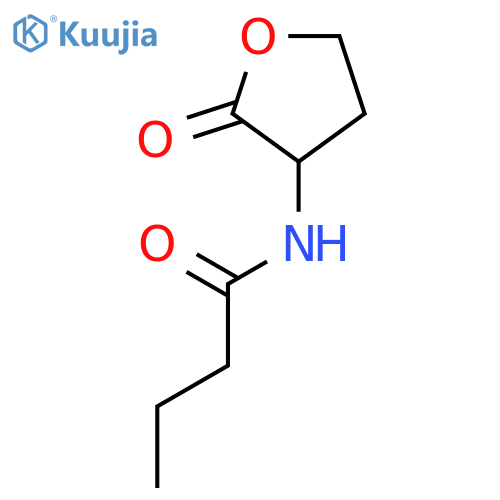 Butanamide,N-(tetrahydro-2-oxo-3-furanyl)- structure