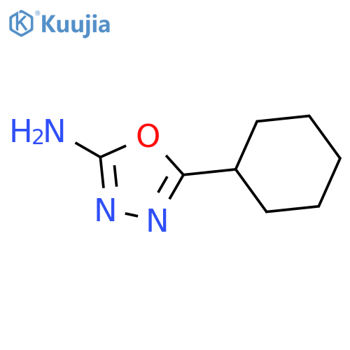 5-Cyclohexyl-1,3,4-oxadiazol-2-amine structure