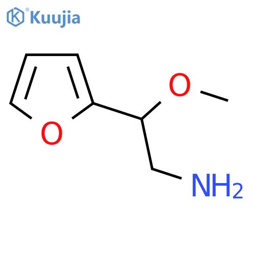 2-(furan-2-yl)-2-methoxyethan-1-amine structure