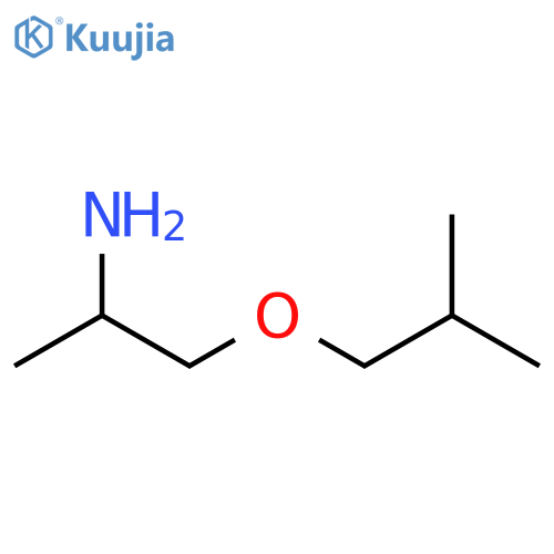1-(2-methylpropoxy)propan-2-amine structure